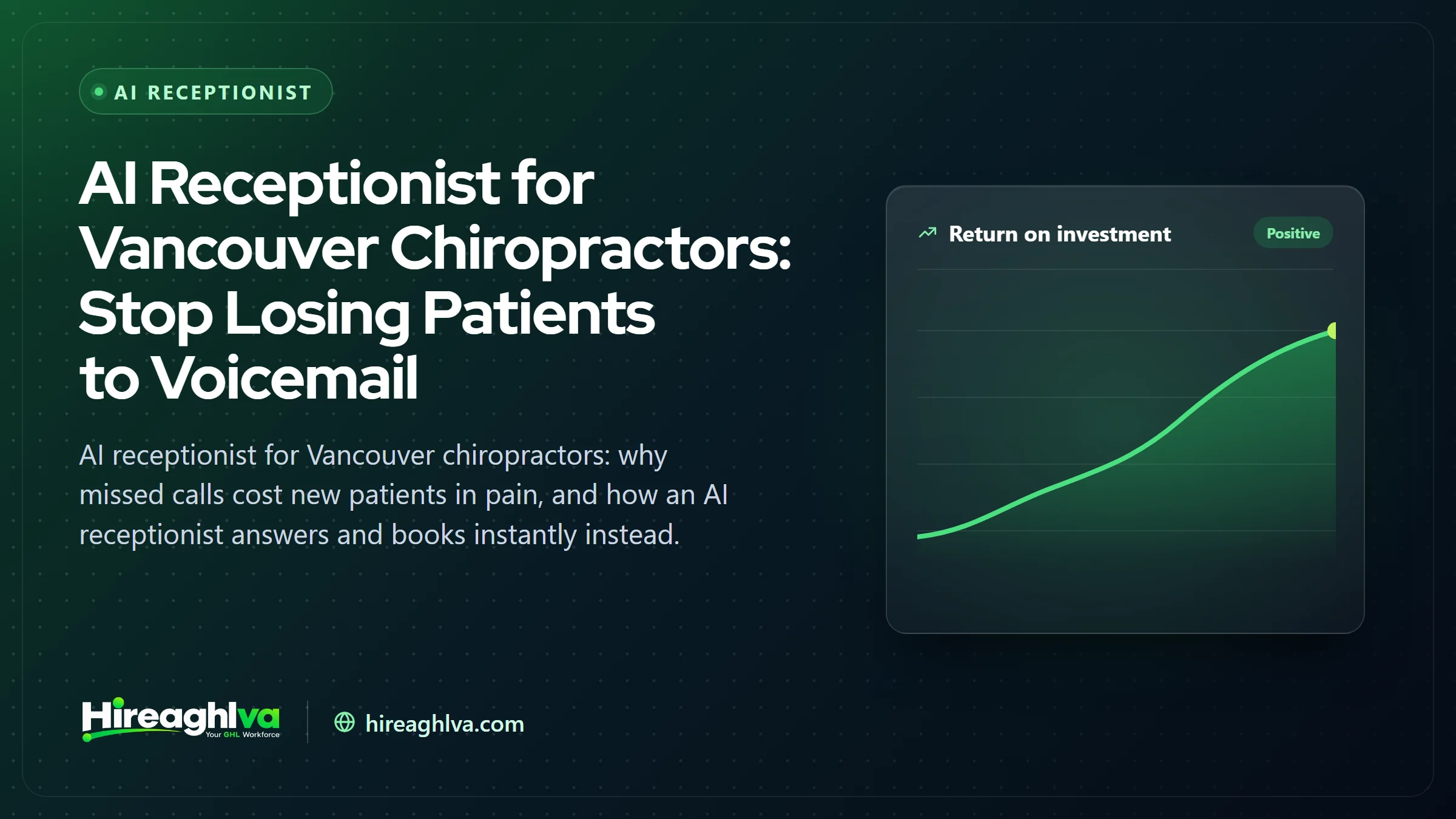 AI Receptionist for Vancouver Chiropractors: Stop Losing Patients to Voicemail