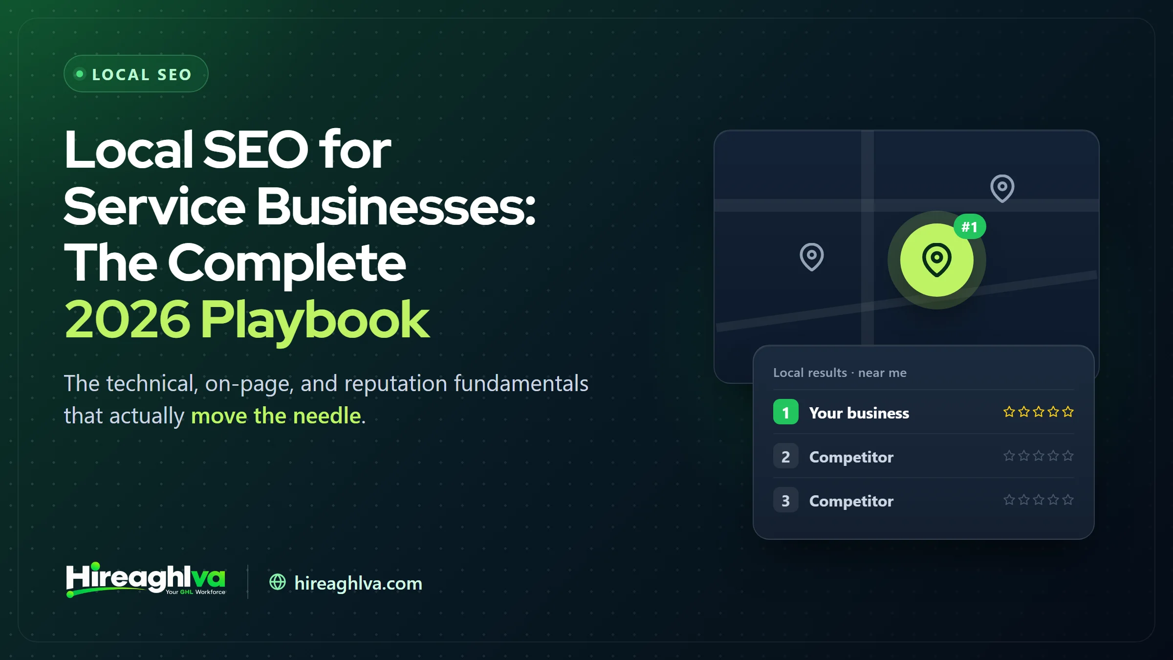 Illustration representing local SEO for service businesses